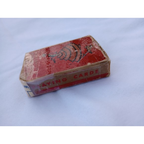 Vintage Mini Playing Cards Dancing Lady Parasol with Poodle - 1930s - Picture 3 of 9